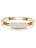 Glanzstücke München Ring aus Sterling Silber mit Zirkonia in gelbgold