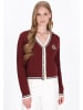 DreiMaster Maritim Women Cardigan in wine red navy offwhite