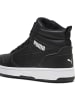 Puma Sneaker "Rebound V6 Mid WTR Jr" in Schwarz