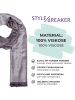 styleBREAKER Schal in Grau