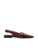 Bianco Slingbacks in Burgundy Nappalak