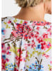 GOLDNER Blusenshirt Schlupfbluse mit floralem Muster in bunt / gemustert