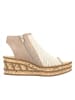rieker Keilsandalette  in Beige