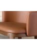 Angel Cerdá Hocker 4158 in Braun/Walnuss – (B)53 x (H)84 x (T)51 cm