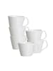 Ritzenhoff & Breker 6er Set Kaffeetassen Arena 200 ml weiß in weiß
