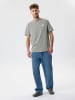 TWO SOON Loose Fit Jeans in Medium Blue Denim