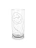 Mr. & Mrs. Panda Gravur Glas Seekuh Happy ohne Spruch in Transparent