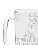 Mr. & Mrs. Panda Bierglas Fuchs Lord mit Spruch in Transparent