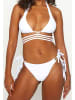 Moda Minx Bikini Top Waikiki in White Gold