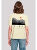 F4NT4STIC Ladies Everyday Tee Escape Discover the World Forest Landscape in softyellow