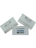 Durable Namensschild 40x75mm quer mit Nadel Packung mit 100 Stück
