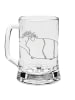 Mr. & Mrs. Panda Gravur Bierkrug Meerschweinchen Weisheit ohne S... in Transparent