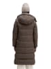 Marc O'Polo Puffer-Daunenmantel mit Kapuze regular in Burnt Coffee