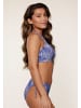 LINGADORE Triangel Bikini top Blau weiss Druck