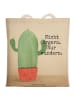 Mr. & Mrs. Panda Tüte Kaktus Wut Design mit Spruch in Weiß