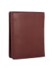 Leonhard Heyden Cambridge Geldbörse Leder 9 cm in rotbraun