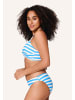 Linga Dore Linga Dore Triangle padded bikiniset in Ortensia blue stripe