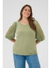 KAFFE curve Langarm-Shirt KCbella Tight fit in Sea Spray CC