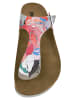Dogo Lila Zehentrenner Sandalen - Hello in Mehrfarbig