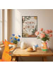 Mr. & Mrs. Panda Print Blume liebevoll Design mit Spruch in Weiß