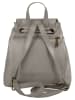 Samantha Look City-Rucksack echt Leder in grau
