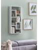 KADIMA DESIGN Wandregal 36x90x13,5 cm Holz Design Hängeregal modern, Wandboard in Weiß