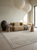 KADIMA DESIGN Teppich Kurzflor Geometrisch pflegeleicht Wohnzimmer Schlafzimmer Flur in Beige