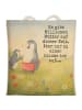 Mr. & Mrs. Panda Shopper Pinguin mit Kind Design mit Spruch in Weiß