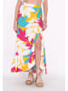 IZIA Women Skirt in yellow multicolor
