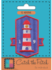 Catch the Patch Leuchtturm Küste Licht Brave CoastApplikation Bügelbild inBlau