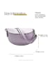 Florence Leder Gürteltasche Florence Tasche rosa, lavendel ca. 29cm