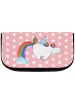 Mr. & Mrs. Panda Kosmetiktasche Einhorn Pegasus ohne Spruch in Rot Pastell