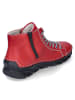 rieker Schnürstiefel in red