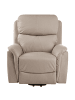 Beliani Fernsehsessel GLORIE in Grau - (W) 85 x (H) 82 x (L) 85 cm