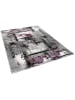 Pergamon Modern Designer Velours Teppich Samba in Purple