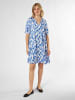 Ambiance Kleid in blau ecru - 0003