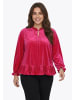 Joella Women Plus Size Blouse in FUCHSIA PINK