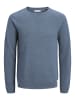 JACK & JONES PLUS Strickpullover in Blue Mirage