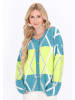 IZIA Cardigan in turquoise lime