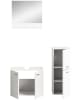 ebuy24 Badmöbelset Boston (3-teilig) Weiß 102 x 33 cm