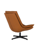 Giner y Colomer Drehsessel mit Kunstlederbezug und Polsterung in Brown
