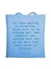 Mr. & Mrs. Panda Shopper Spruch Vergebung und Neubeginn mit Spruch in Sky Blue