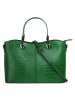 Cluty Handtasche echt Leder in grün