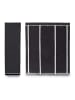 relaxdays 2x Faltschrank in Schwarz - (B)148 x (H)173 x (T)42,5 cm