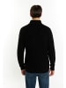MO Herren Cardigan in Schwarz