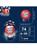 Ravensburger Konstruktionsspiel Puzzle 72 Teile 3D Puzzle Nachtlicht FC Bayern München 6-99 Jahre in bunt