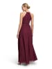 Vera Mont Abendkleid mit Spitze in Wild Ruby