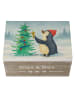 Mr. & Mrs. Panda Dekokiste Pinguin Weihnachtsbaum Design ohne Sp... in Weiß