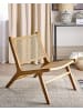 Beliani Sessel MIDDLETOWN in Naturfarben - (W) 60 x (H) 72 x (L) 83 cm