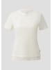 QS T-Shirt in 02D0_creme